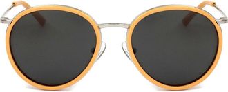 Linda Farrow DRIES VAN NOTEN DVN95 C2 Mens Sunglasses Yellow Size 51