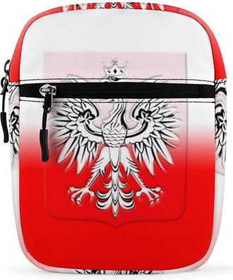 Generic Polish Eagle Crossbody Bag Adjustable Satchel Cute Shoulder Bag Lightweight Sling Bags