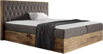 Mirjan24 Cama Continental Navis Ii, Faro 5, Continental, Doble, 160x200, Tapiz, Somieres, 168x208x103cm