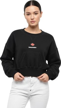 Dsquared2 Black Logo Crew Neck Sweatshirt