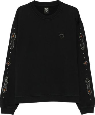 HTC Moustache Stud-embellished Sweatshirt