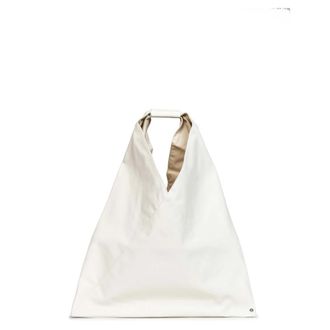 Maison Margiela Japanese Bag Classic Medium - Dames - Tassen - Wit - Maat: ONE Size Zijde