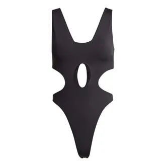 adidas (WMNS) adidas Designed by Rui Zhou Bodysuit Asia Sizing Black IU3060