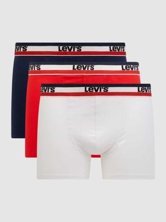 Levi's Trunks mit Stretch-Anteil im 3er-Pack in Rot, Größe XXL