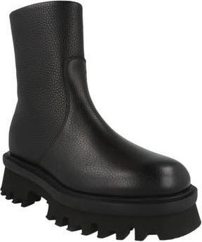 Ferragamo Klem Combat Boot in Black at Nordstrom Rack, Size 10.5
