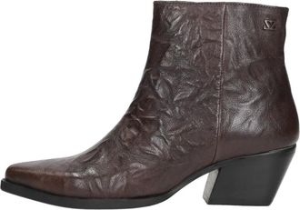 Lazamani River Enkellaarsjes - Dames - Cowboylaarzen - Bruin - 38 EU - Leer - Schoenen