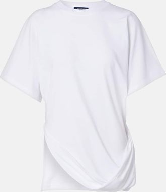 Sportmax T-shirt asimmetrica Keras in misto cotone