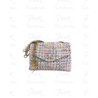 Twinset Cross Body Bags, female, Multicolor, Size: ONE SIZE Dreamy Tweed Tracolla