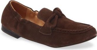 Chocolat Blu Anya Loafer in Chocolate Suede at Nordstrom, Size 7.5