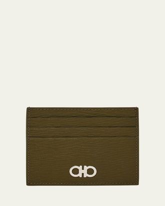 【FERRAGAMO】ガンチーニ Card holder Gancini credit card holder - Men | Ferragamo