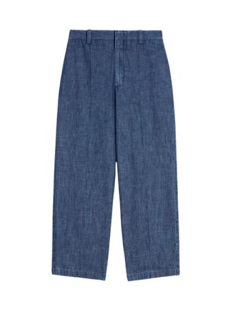 Jil Sander Navy Blue Tailored Jeans