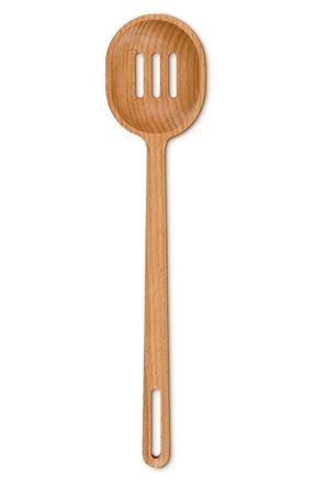 LE CREUSET Signature Beech Wood Slotted Spoon at Nordstrom