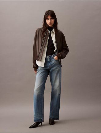 Calvin Klein Jeans Calvin Klein Womens 90s Straight Selvedge Jeans - Blue - 27