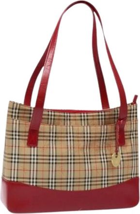 Burberry Tweedehands Canvas handtassen - Dames - Vintage Shopper - Veelkleurig - ONE Size - Vintage