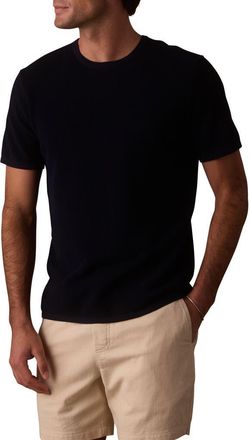 The Normal Brand Driftknit Short Sleeve Sweater in Navy at Nordstrom, Size Xx-Large