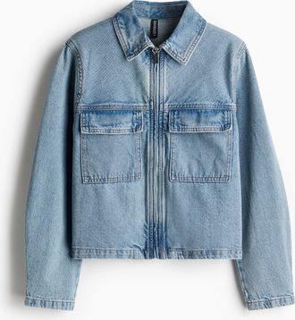H&M Jeansjacke - Blue