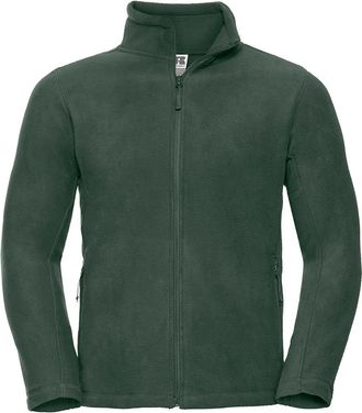 Russell Athletic Russell Heren Full Zip Outdoor Fleece Jacket (Fles groen)