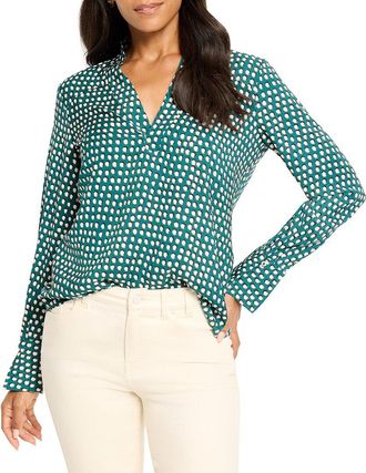 Nic+Zoe Nic+Zoe Petite Shadow Dot Top