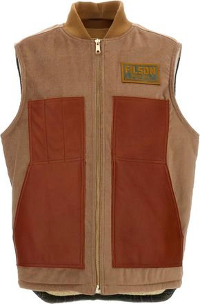 Junya Watanabe Bodywarmer met logopatch - Bruin