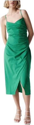 Salsa Maxi Kleedjes - Dames - Casual kleedjes - Groen - XL - Kleedjes