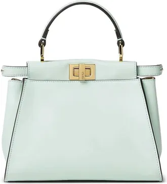 Fendi Light Green Peekaboo Mini Satchel