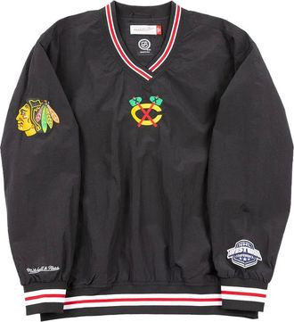 Mitchell & Ness Felpa Chicago Blackhawks - Nero