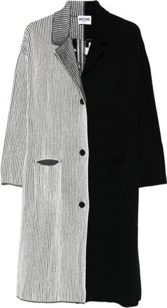 Moschino Cappotto con design color-block - Nero