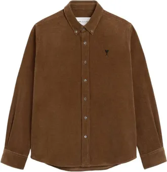 Ami Hombre, Camisas, Marr&oacute;n, Talla: L