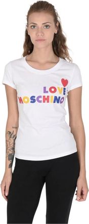 Love Moschino Donna, Top, Bianco, S, new