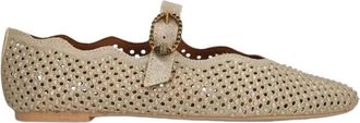 Kurt Geiger Wavy Mayfair Ballerina - Dames - Ballerinas - Grijs - 40 EU - Schoenen
