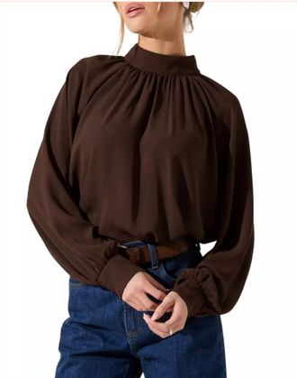 Astr Sabelle Top In Brown