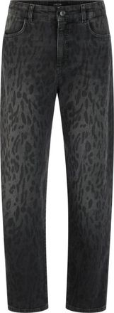 Marc Cain Ruma Jeans - Dames - Loose Fit Jeans - Grijs - 2XL - Katoen - Jeans