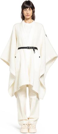 Moncler Mohair Alpaca and Wool Blend Belted Cape