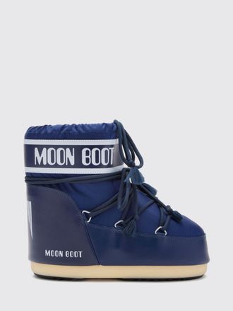 Moon Boot Stivali da neve bassi in nylon con logo e fettucce regolabili
