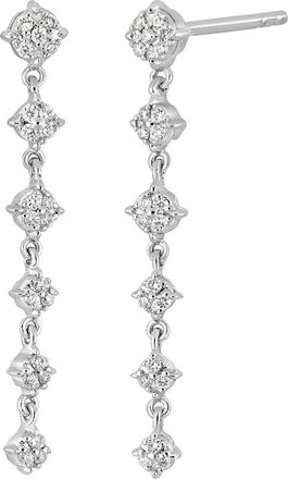 Bony Levy Mykonos 18K White Gold Diamond Linear Drop Earrings at Nordstrom Rack