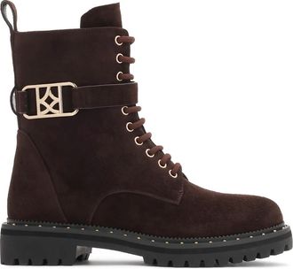 Kazar Trish Boot - Dames - Veterlaarzen - Bruin - 38 EU - Leer - Schoenen