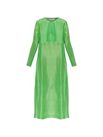 Tory Burch Lang&auml;rmliges Kleid von Tory Burch mit plissiertem Latz