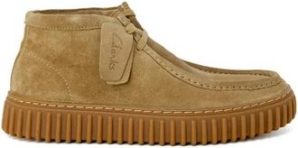 Clarks Wallabee GTX Casual Su&egrave;de Laarzen - Heren - Veterlaarzen - Beige - 44 EU - Su&egrave;de - Schoenen