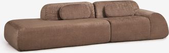 Sklum Sof&aacute; Modular Esquinero De 2 Piezas Con Div&aacute;n Izquierdo En Chenilla Envasado Al Vac&iacute;o Merida Sklum