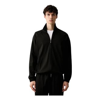 Emporio Armani Zip-through Sweatshirt - Heren - Vesten met rits - Zwart - S - Katoen - Hoodies & sweatvesten