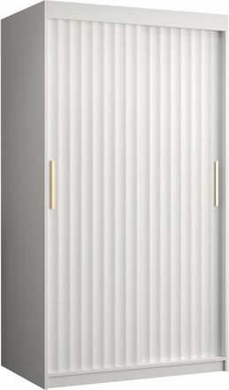 Mirjan24 Mobilier1 - Armario Hartford 334, Blanco, 200x100x62cm, Puertas De Armario: Correderas, N&uacute;mero De Estantes: 0