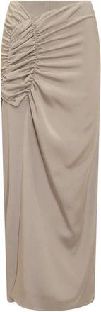 The Mannei Wjosa Rok - Stijlvol en Trendy - Dames - Maxi Rokken - Beige - S - Rokken