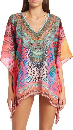 Ranee’s Printed Poncho in Multi Color at Nordstrom Rack