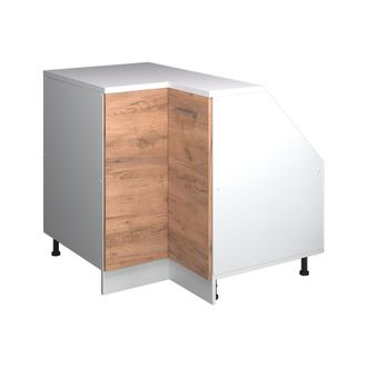 Vicco Armario Para Techo Inclinado Armario De Esquina Rion, Roble Dorado, 75.6 X 81.6 Cm Con 1 Puerta, Carcasa Del Armario 60 Cm De Profundidad, Vicco