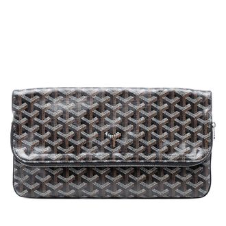 Goyard Pre-owned Womens Goyardine Sainte Marie Mm - Black Textile - One Size
