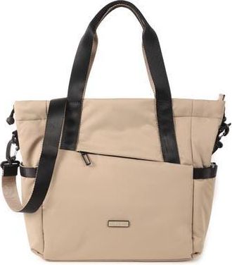 Hedgren Galactic Water Repellent Tote Bag in Stone Beige at Nordstrom Rack