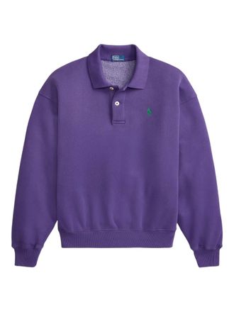 Polo Ralph Lauren Felpa con ricamo - Viola