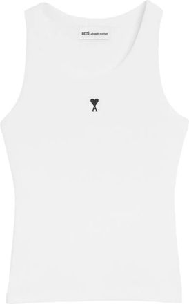 Ami Canotta con logo - Bianco