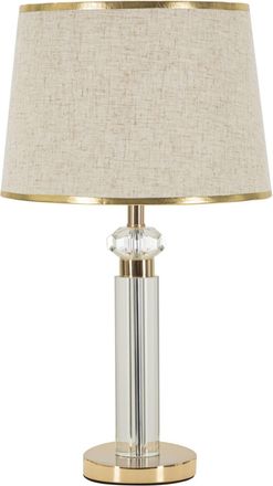 Mauro Ferretti L&aacute;mpara de mesa de metal y cristal cm &oslash; 30x52,5