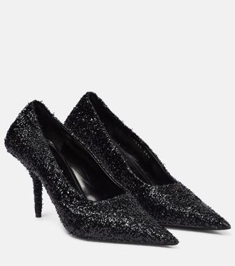 【関税＆送料込み】Balenciaga Heels Balenciaga Double Square BB Slingback Heels Size 8.5 NEW